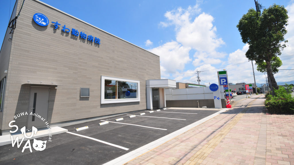 すわ動物病院の外観