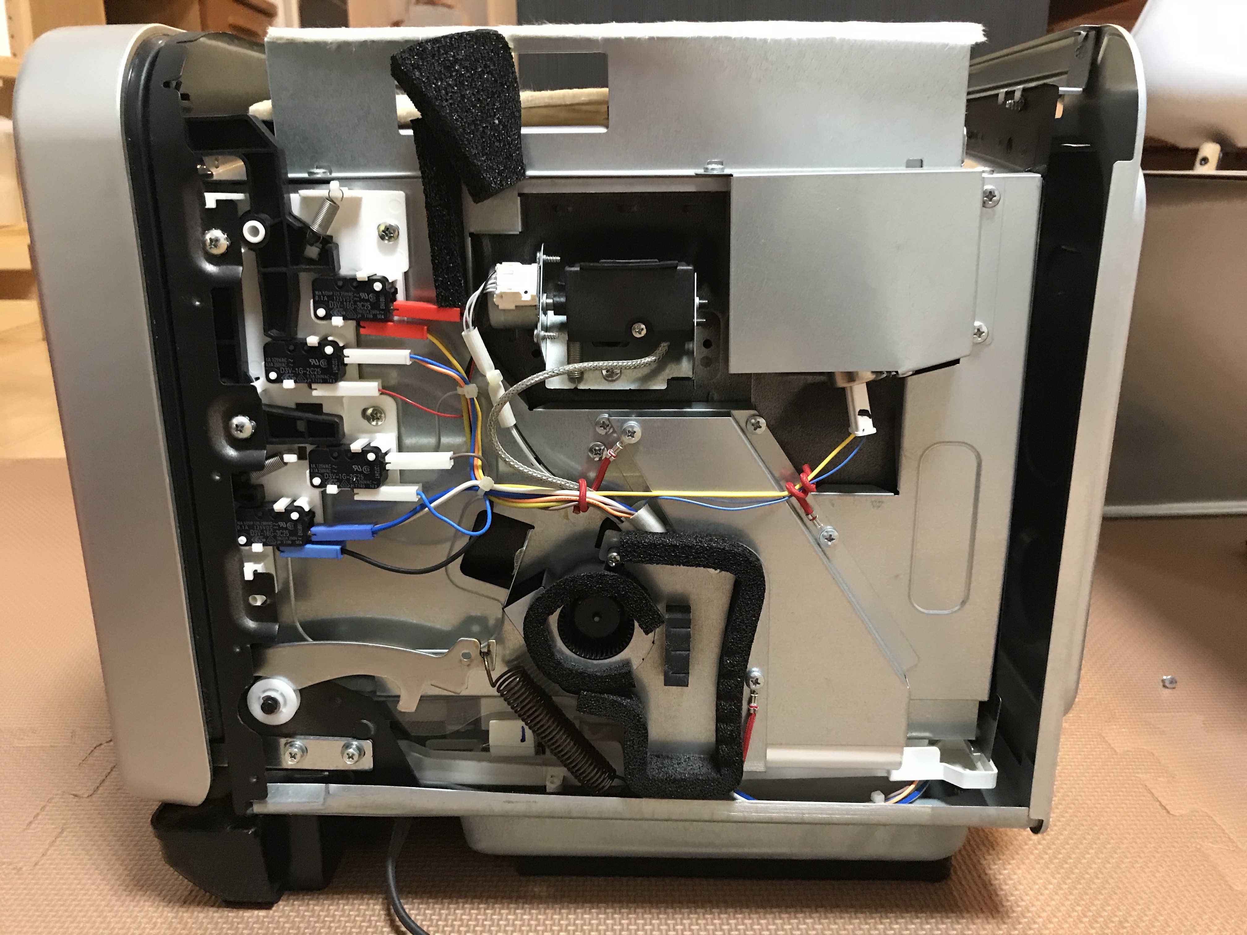 電子レンジの回路