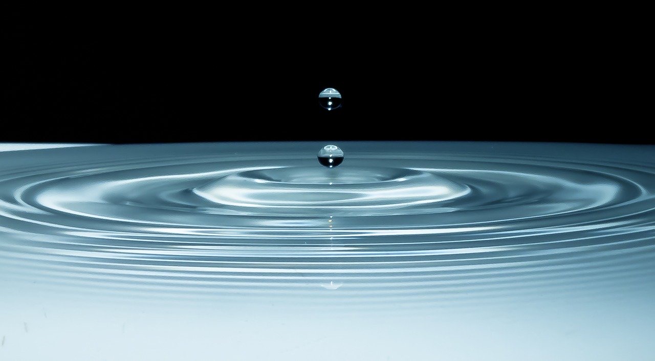 水滴と波紋