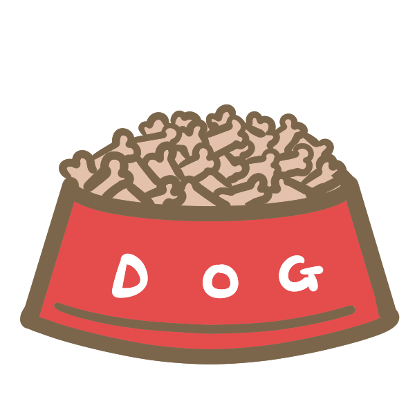 ドッグフードのイラスト
