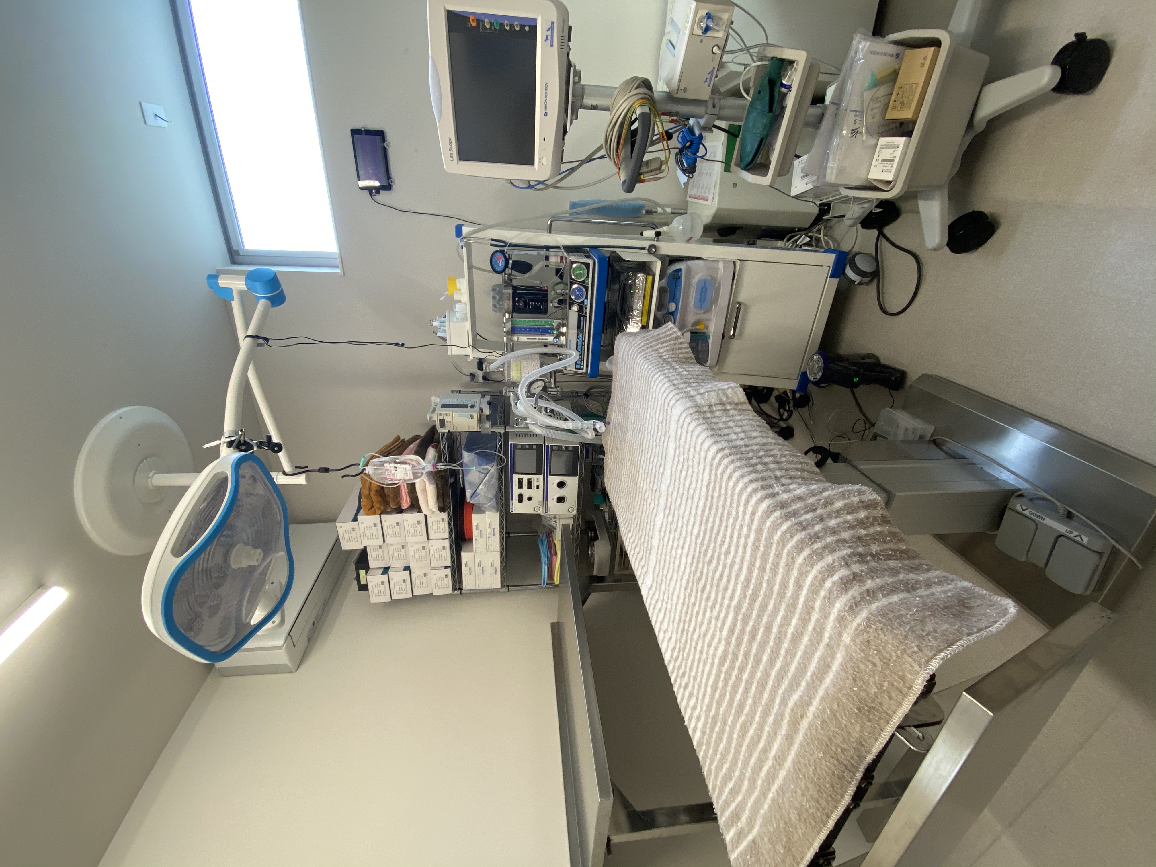 すわ動物病院の手術室