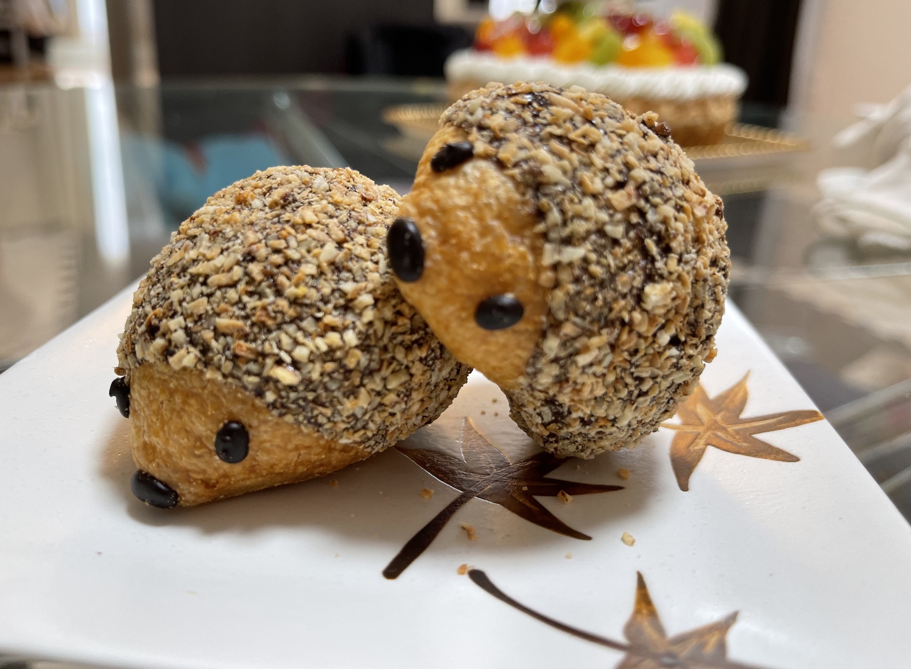 ハリネズミの置物