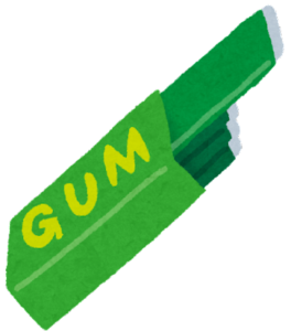 ガムのイラスト