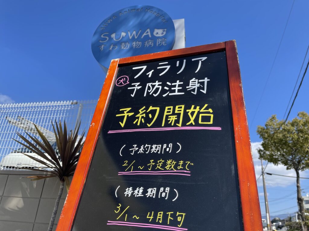 フィラリア予防注射