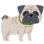 パグのイラスト