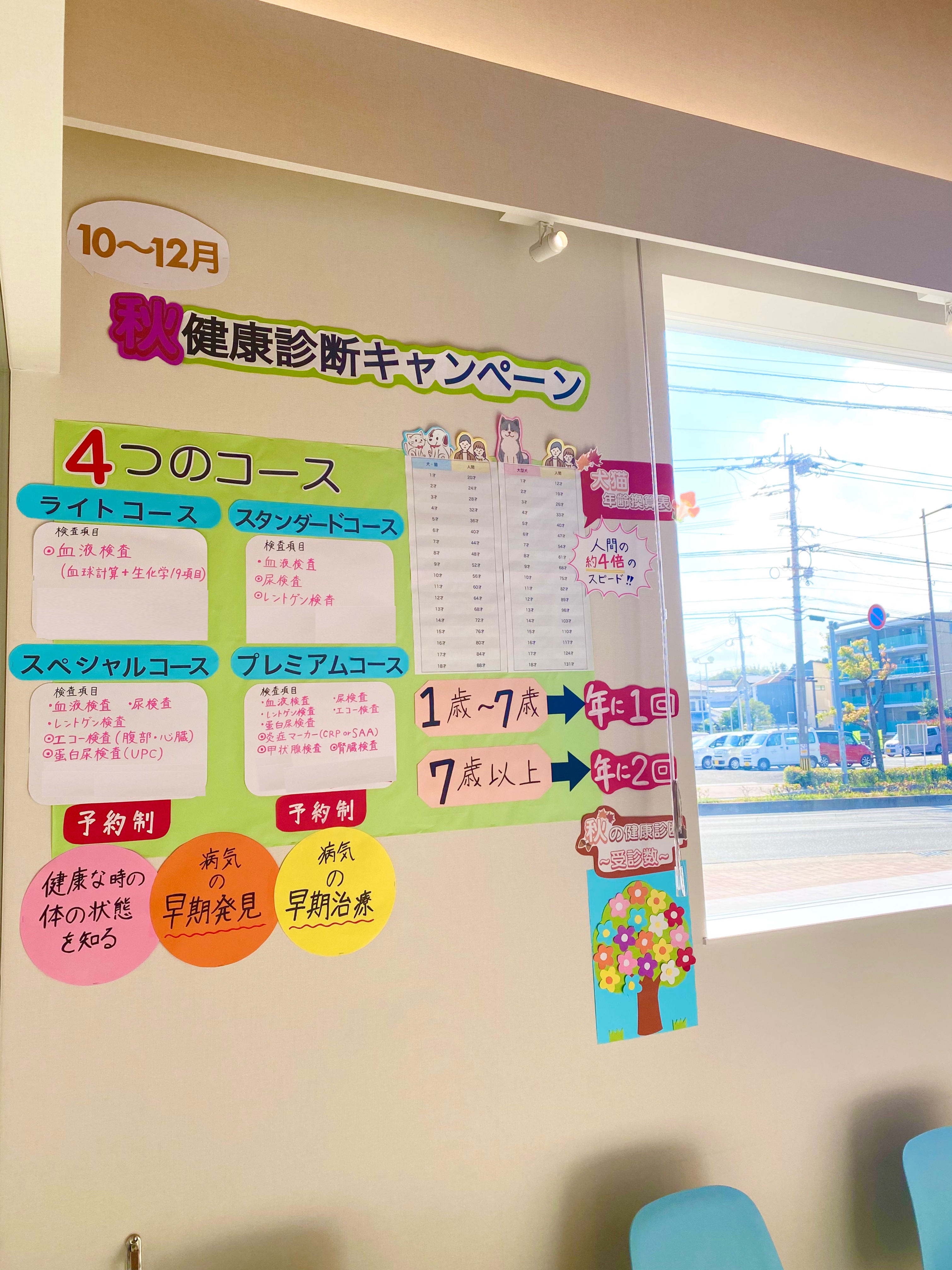 秋の健康診断キャンペーン