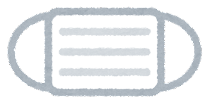 不織布マスクのイラスト