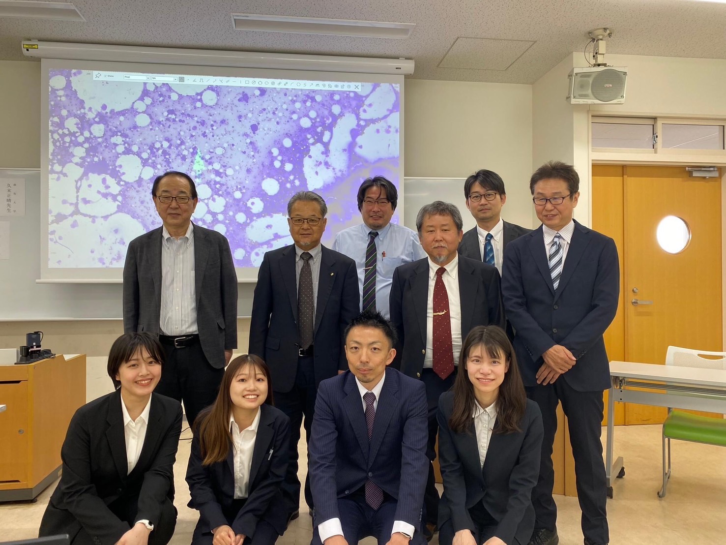 日本獣医の血液学のレジェンドの先生方と記念撮影